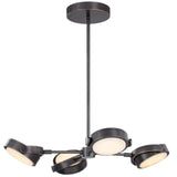 Blanco Chandelier By Alora, Finish: Urban Bronze