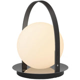 Bola Lantern Table Lamp by Pablo, Finish: Black-Gunmetal, , | Casa Di Luce Lighting