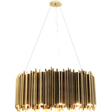 Gold Brubeck Round Chandelier by Delightfull