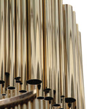 Gold Brubeck Round Chandelier by Delightfull