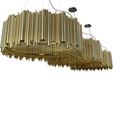 Gold Brubeck Round Chandelier by Delightfull