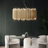 Gold Brubeck Round Chandelier by Delightfull