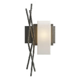 BRINDILLE VERTICAL WALL BY HUBBARDTON FORGE, FINISH: NATURAL IRON; POSITION: RIGHT, | CASA DI LUCE LIGHTING