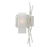 BRINDILLE VERTICAL WALL BY HUBBARDTON FORGE, FINISH: STERLING; POSITION: LEFT, | CASA DI LUCE LIGHTING