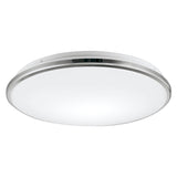 Medium Chrome Brook Flushmount by Kuzco