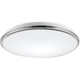 Large Chrome Brook Flushmount by Kuzco