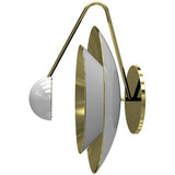 Gold Plated Basie Wall Sconce by Delightfull