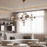 Gold Botti Diamond Suspension in Living Room