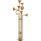 Gold Matte Botti Floor Lamp by Delightfull