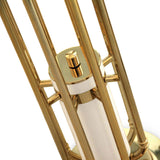 Gold Matte Botti Floor Lamp by Delightfull