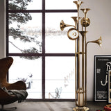 Gold Matte Botti Floor Lamp by Delightfull