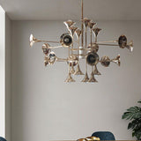 Gold Plated Botti Suspension by Delightfull