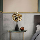 Glossy Black Botti Table Lamp in Bedroom
