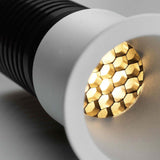 White Baba R6 Recessed Optic Downlight by Flexa Lighting