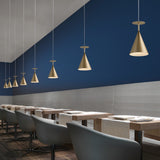 B Pendant Light By Modo Luce, Finish: Matt Gold