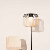 Bamboo Floor Lamp By Forestier, Finish: Black, , | Casa Di Luce Lighting