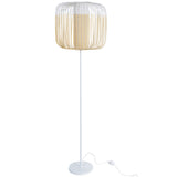 Bamboo Floor Lamp By Forestier, Finish: White, , | Casa Di Luce Lighting