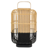 Bamboo Square Table Lamp By Forestier, Size: Large, Finish: Black, , | Casa Di Luce Lighting