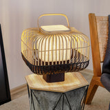 Bamboo Square Table Lamp By Forestier, , | Casa Di Luce Lighting