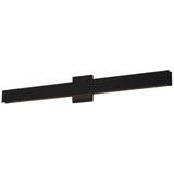 Bau Bath Bar By Visual Comfort Model, Finish: Nightshade Black