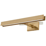 Bau Picture Light By Visual Comfort Model, Size: Medium, Finish: Natural Brass