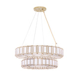 Belmont 2 Tier Chandelier By Eurofase - Gold Small
