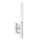 Benicio Vanity Light By Eurofase - One Light Nickel Side View