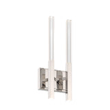 Benicio Vanity Light By Eurofase - Two Light Nickel