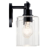 Gunnison Vanity Light - Black Side View