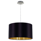 Maserlo Pendant Light by Eglo, Color: Black/Gold, Size: Small, | Casa Di Luce Lighting