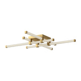 Blade Flush Mount by Kuzco - Brushed Gold