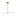 Blade Linear Pendant by Kuzco - Brushed Gold, Single