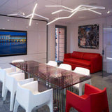 Boomer Linear Light By Toss B, Finish: White