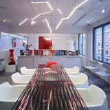 Boomer Linear Light By Toss B, Finish: White