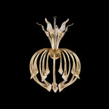 Borneo 16+5 Chandelier by Iris Cristal, Color: Clear, Honey, Frosted, Purple, Fume, , | Casa Di Luce Lighting