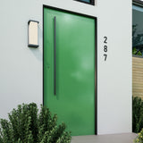 Bravo Outdoor Wall Light by Kuzco - Black, Along side the door