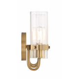 Brook Vanity Light By Eurofase - Three Lights Brass Side View