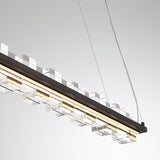 Bruco Chandelier By Eurofase - Black Closer View