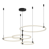 Bruni Multi Light Chandelier by Kuzco - Black