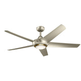 Kapono Outdoor Ceiling Fan - Brushed Nickel