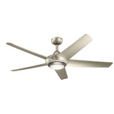 Kapono Outdoor Ceiling Fan - Brushed Nickel