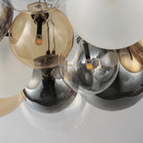 Burst 12 Light Chandelier By ET2 Black2 Detailed View