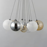 Burst 12 Light Chandelier By ET2 Black Finish2