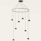 Matt Black Nera Chandelier by Aromas Del Campo