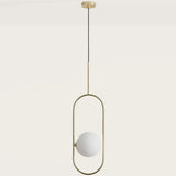 Matt Brass Abbacus Pendant Light by Aromas Del Campo