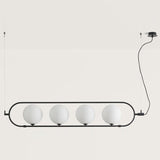 Matt Black Abbacus Pendant Light by Aromas Del Campo
