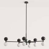 Matt Black-Black Marble Dalt Chandelier by Aromas Del Campo