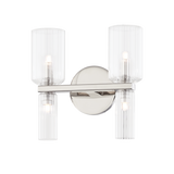 Tabitha Vanity Light By Mitzi - Polished Nickel Medium