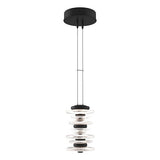CAIRN LARGE MINI PENDANT BY HUBBARDTON FORGE, FINISH: BLACK, LAMPING LED, | CASA DI LUCE LIGHTING