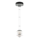 CAIRN MINI PENDANT BY HUBBARDTON FORGE, FINISH: VINTAGE PLATINUM, LAMPING LED, | CASA DI LUCE LIGHTING